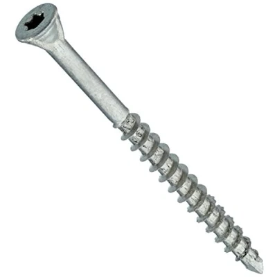 Imagen de SPAX 35703503201011 Wirox Tornillo para Suelo (3,5 x 45 mm, Rosca Parcial, Torx, Color Plateado, Plata, TX 10, Set de 500 Piezas