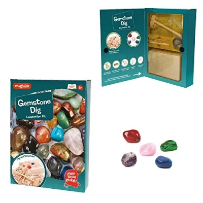 Imagen de Magnoidz SC251 Geology Kit excavación de Gemas, Multicolor (Keycraft , color/modelo surtido