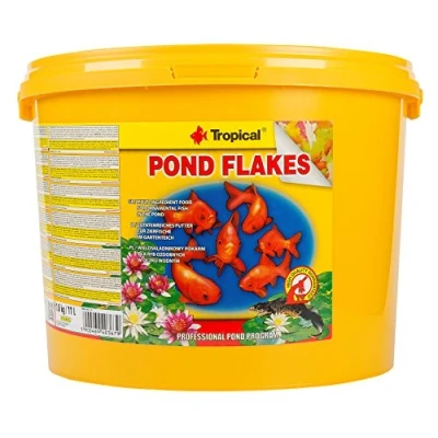 Imagen de Pond Flakes 11L / 1,6kg Alimento Multi ingrediente en Forma de Copos para Peces Ornamentales Estanque