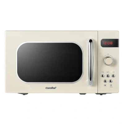 Imagen de Comfee CMGO 20SF WDI Microwave / 2 en 1 with Crispy Grill 5 niveles de potencia 8 pre set menus/temporizador/Easy Defrost 360 Turntable 20L 700W &amp; 1000W Grill/White