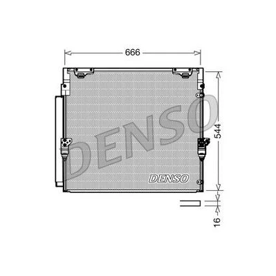 Imagen de DENSO DCN50036 Condensador con secador 666x544x16 R 134 a 666