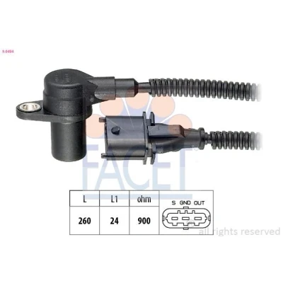 Imagen de FACET 9.0494 Sensor de Cigueñal Made in Italy OE Equivalent HYUNDAI: H 1 / Starex MPV, Furgón, KIA: SORENTO