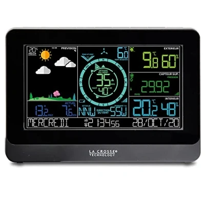 Imagen de La Crosse Technology WS6863 Estación meteorológica semiprofesional con conexión Wi Fi, color negro