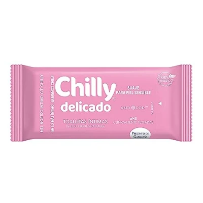 Imagen de Chilly Pocket Toallitas Delicado, Íntimas Aptas Para Uso Diario, Fórmula Suave, 12 Unidades, 100 Gramo