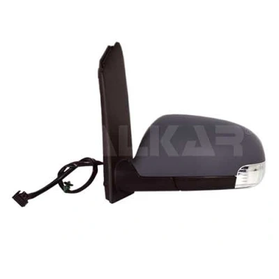 Imagen de Espejo retrovisor Alkar 9225104 izquierda imprimado eléctrico calefactable, asférico para vehíc. con volante a la VOLKSWAGEN: Touran I