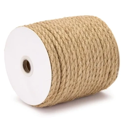 Imagen de Cuerda de Yute Natural tosada 6 mm Longitud 30 m, para Manualidades, jardinería, decoración y artesanía