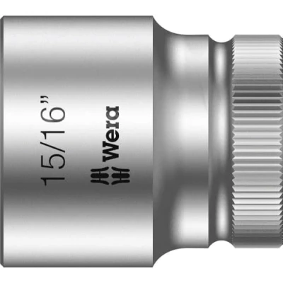 Imagen de WERA 05003629001 8790 HMC Zyklop Nuss 15/16&quot; Llave de vaso con arrastre 1/2&quot;