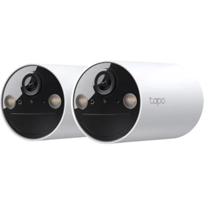 Imagen de Tapo 2 K (3 MP) Cámara de vigilancia WiFi Exterior inalámbrica, batería (Lote 2, autonomía 180 días, detección Persona, visión Nocturna en Color, IP65 Impermeable, no Requiere concentrador
