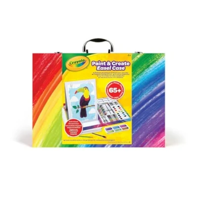 Imagen de CRAYOLA Maletín del Pintor Arcoiris con Caballete años 4,5,6,7+, 04 1169