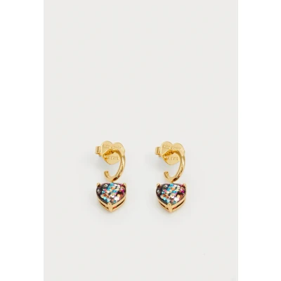 Imagen de kate spade new york Glitter Heart Huggies Pendientes multicoloured, Mujer, Talla: One Size, Multi coloured