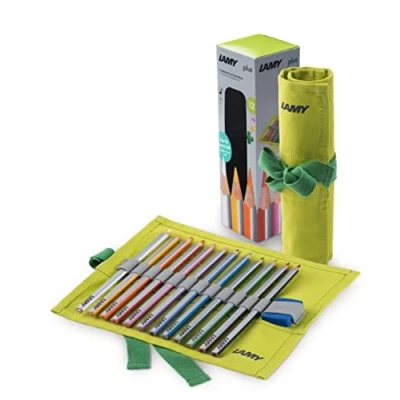 Imagen de Lamy Plus Lápices de Colorear, Rollo Tela + sacapuntas, Color Verde (1226068)