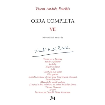 Imagen de Obra Completa VII. Vicent Andrés Estellés. (Nova Edició Revisada): 7