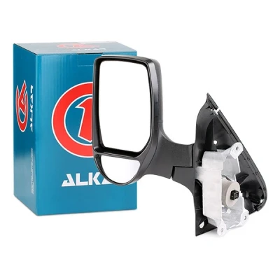 Imagen de espejo retrovisor Alkar 9227960 izquierda eléctrico calefactable, con gran angular, brazo corto de espejo, convexo para vehíc. volante a la