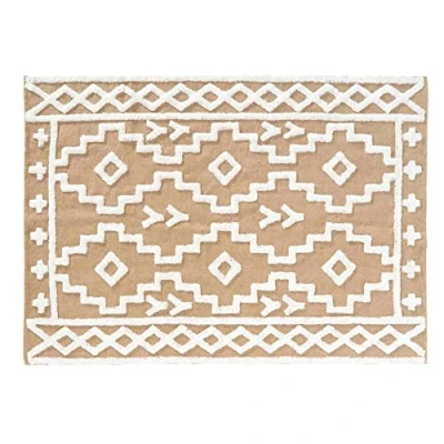 Imagen de Douceur d&#039;Intérieur Suave Interior, Alfombra Rectangular (120 x 170 cm) Medine, Yute Liso y algodón