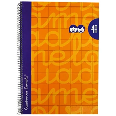 Imagen de Lamela 7FTE004N Cuaderno con espiral, tipo folio, Naranja