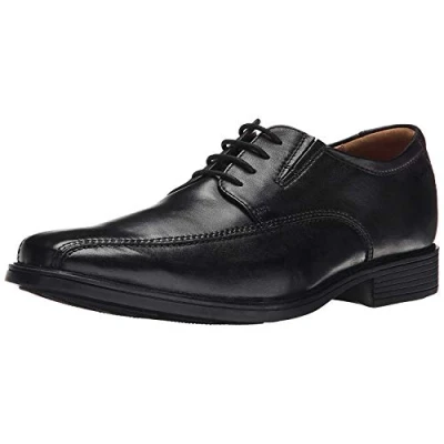 Imagen de Clarks Tilden Walk, Zapatos Hombre, Negro Black Leather, 46 EU