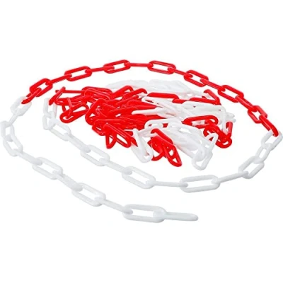 Imagen de BGS Diy 80809 Cadena de cierre rojo blanco plástico 5 m