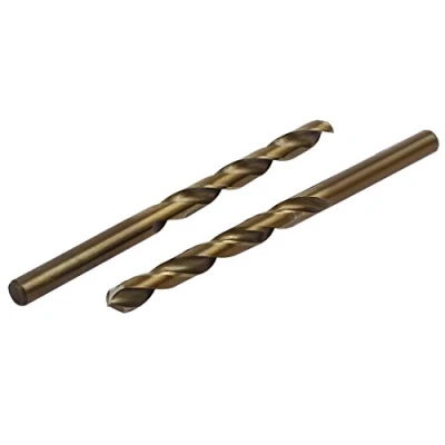 Imagen de sourcing map 5,8 mm Diámetro Perforación HSS Taladro De Metal Helicoidal Cobalto Métrico Mango Redondo Recto 2Pcs