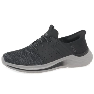 Imagen de Skechers Garner Newick, Sin Cordones Hombre, Negro Textil Sintético, 48.5 EU
