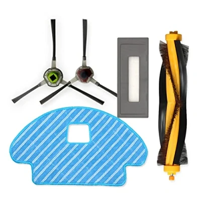 Imagen de WANGCL Kit de accesorios para ECOVACS DEEBOT OZMO 930/ECOVACS DG36, piezas repuesto, filtros y paños fregona aspiradora robot