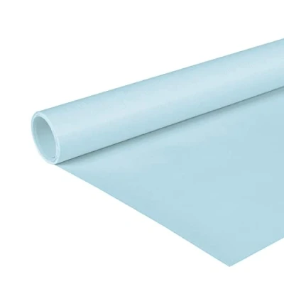 Imagen de Clairefontaine 195727C Rollo Kraft Color Azul Cielo claro Para regalos, manualidades,… 10x0,70 m 65g/m2