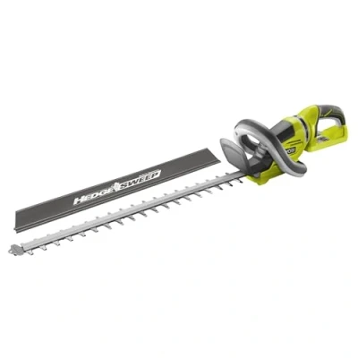 Imagen de Ryobi Cortasetos eléctrico (longitud de la hoja sierra: 60 cm, con sierra, rendimiento corte 26 mm, sin batería, ergonómico) RHT36B61R