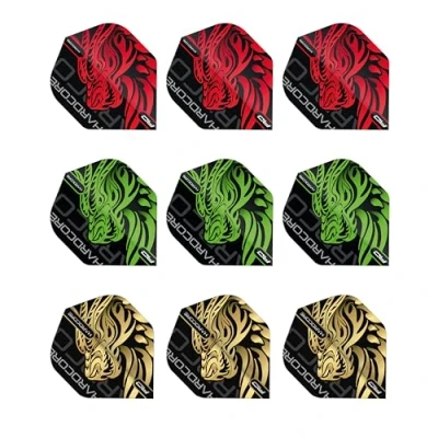 Imagen de RED DRAGON Jonny Clayton Hardcore paquete de 3 juegos por (9 vuelos dardos en total)