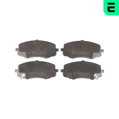 Imagen de OPTIMAL BP 12283 Juego de pastillas freno Eje delantero con avisador acústico desgaste HYUNDAI: i20 I Hatchback, i10 I, II Hatchback