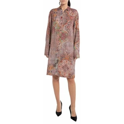 Imagen de REPLAY W9071 Vestido, 010 Multicolor, XXS para Mujer
