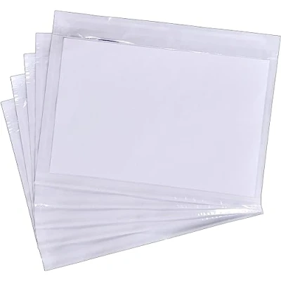 Imagen de Pakomat Bolsas para albaranes DIN C6 A6, transparentes, autoadhesivas (250)