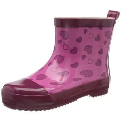 Imagen de Playshoes Botas De Goma Medio Eje, lluvia Unisex niños, Corazones Pequeños, 18 EU