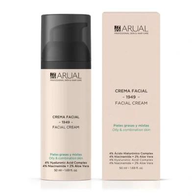 Imagen de Crema Facial Antiedad Arual 4% Ácido Hialurónico Complex + Niacinamida 2% Aloe Vera.