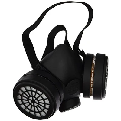 Imagen de Ferko AR 142/40F Máscara de Gas Modelo 755 Protección contra Gases, Vapores y Partículas Ideal para Actividades Profesionales Filtros Climax 755/756