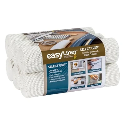 Imagen de Duck Brand Select Grip Easy Liner Forro de Estante, Blanco, 18