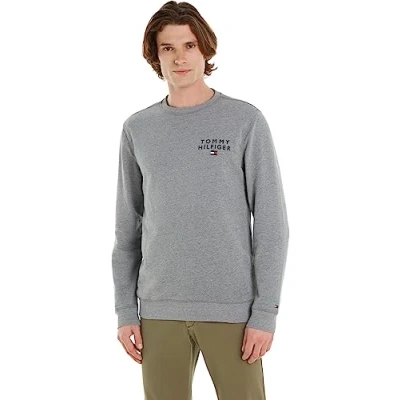 Imagen de Tommy Hilfiger Track HWK Camiseta de pijama, Hombre, Talla: Small, Medium grey heather
