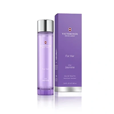 Imagen de VICTORINOX Swiss Army For Her Lilac Jasmine Eau de Toilette Mujer Perfume con Bayas y Lilas, Floral Sensual, Vegano, 100 ml, V0001300