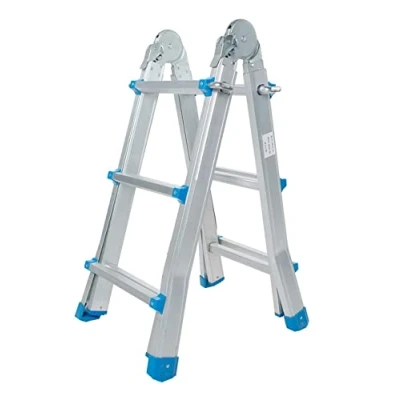 Imagen de TREPPE Escalera Articulada Plegable Telescópica Multifunción Aluminio 4x3 Escalones 2,86m