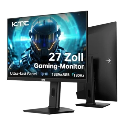 Imagen de KTC H27T7 Monitor Gaming 27&quot; Fast IPS QHD 2560x1440, 180Hz/185Hz OC, 1ms, HDR400, FreeSync/G Sync, 129% sRGB ΔE