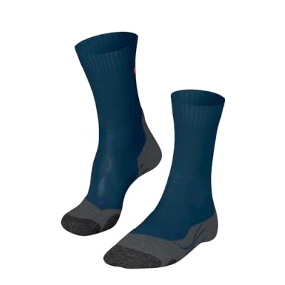 Imagen de FALKE TK2 Explore Cool M SO lyocell hilo funcional anti ampollas gruesa 1 par, Calcetines para correr Hombre, Azul Blue Pond 6598, 39 41