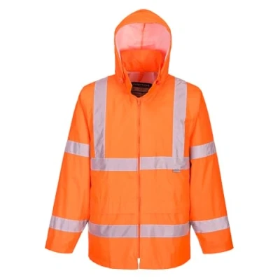 Imagen de Portwest Chubasquero De Alta Visibilidad, Tamaño: 4XL, Color: Naranja, H440ORR4XL