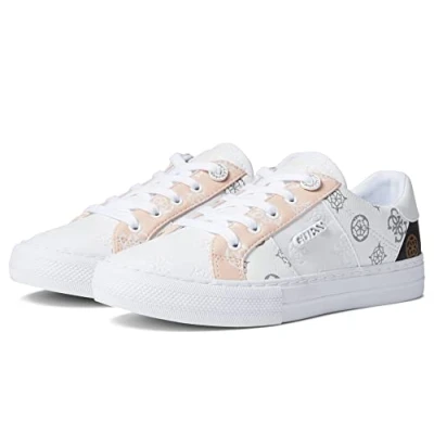 Imagen de GUESS Loven, Zapatillas Mujer, Blanco Rosa 680, 35 EU