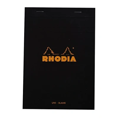 Imagen de Rhodia 102009C Bloc cuadriculado, color Negro 14,8 x 21 cm / 80 Blatt