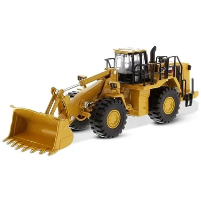 Imagen de Caterpillar 85697 988H Vehículo de construcción en Caja con Ventana, Escala 1:64, Aprox. 19,8 x 5,9 6,8 cm, a Partir 8 años, para coleccionistas y como Regalo, Color Amarillo (Diecast Masters