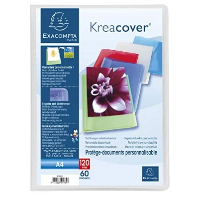 Imagen de Exacompta 5769E Carpetas de 60 fundas, A4, Colores surtidos, 1 unidad