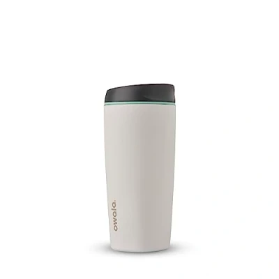 Imagen de Owala SmoothSip Vaso de café acero inoxidable aislado, reutilizable, taza helado, viaje para caliente, sin BPA, 560 ml, azul marino (cuentos telescopio)