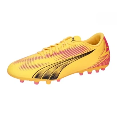 Imagen de Puma Men Ultra Play Mg Soccer Shoes, Sun Stream Black Sunset Glow, 42 EU