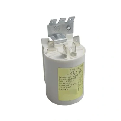 Imagen de WOFMCKXU Supresor de interferencias Repuesto for Lavadora Filtro Potente emi, Compatible con Piezas reparación Tambor Little Swan, 1 ud.(White)