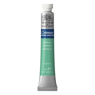 Imagen de Winsor &amp; Newton Acuarela Cotman, tubo de 8ml verde esmeralda ftalo