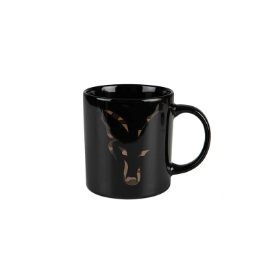 Imagen de Fox Negro Camo Head Taza de Cerámica Utensilios camping
