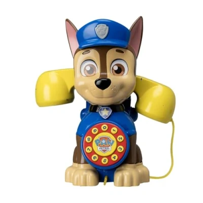 Imagen de Patrulla Canina Teléfono Silueta Chase Función devolución de Llamada con Ruedas y Cuerda Arrastre Producto Oficial +18 Meses (Deqube 931PAT15006)